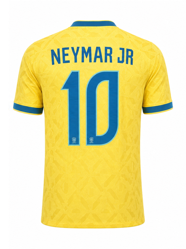 Brazil Yellow Soccer Jersey No.10 – Classic Football Fan Shirt
