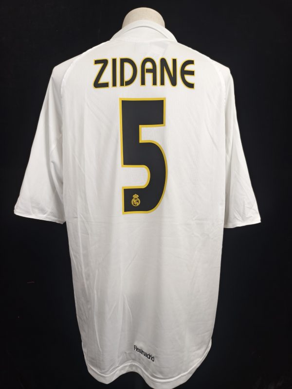 Real Madrid 2002-2003 Home Retro Jersey – ZIDANE #5 (White / Short Sleeve)