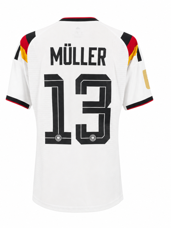 Germany National Team 2014 Classic Home Fan Version Jersey – MÜLLER #13