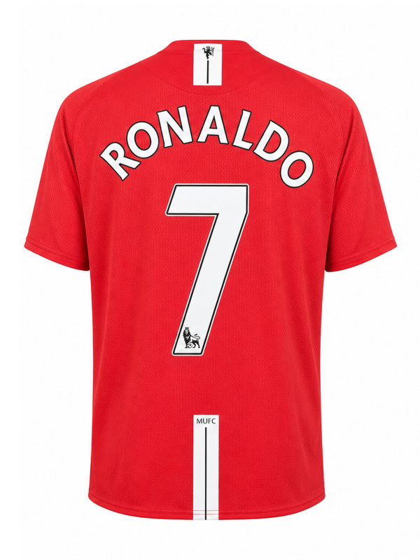 Manchester United 2007/08 Classic Home Fan Version Jersey – RONALDO #7