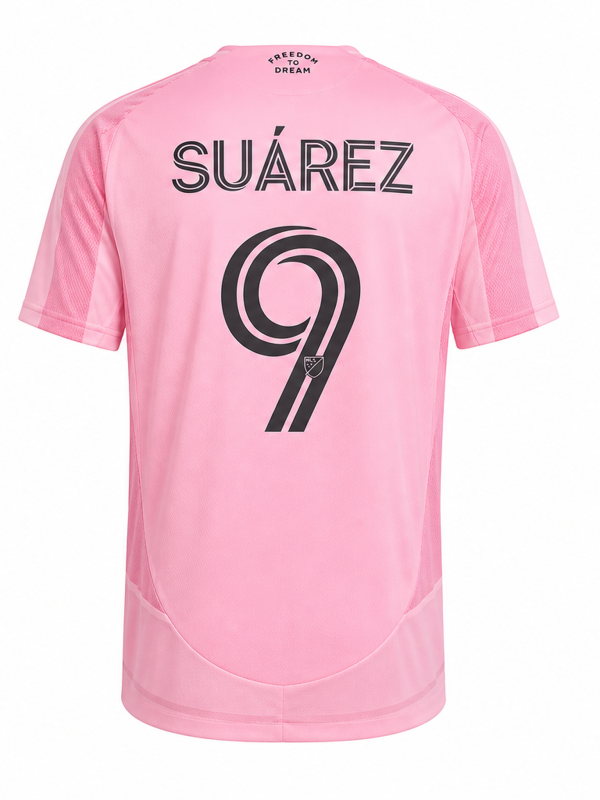 Inter Miami CF 2025/26 Euforia Home Fan Version Jersey – SUÁREZ #9
