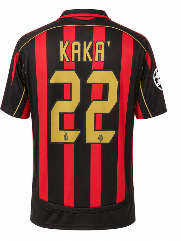 AC Milan 2006/07 Classic Home Fan Version Jersey – KAKÁ #22