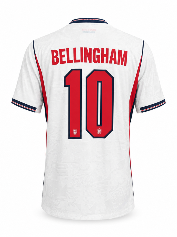 England National Team 2024 Home Fan Version Jersey – BELLINGHAM #10