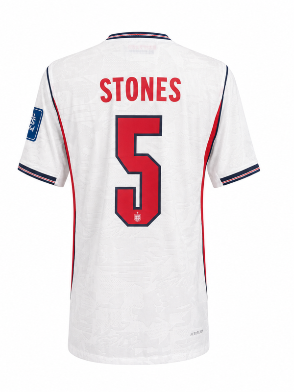 England National Team 2024 Home Fan Version Jersey – STONES #5