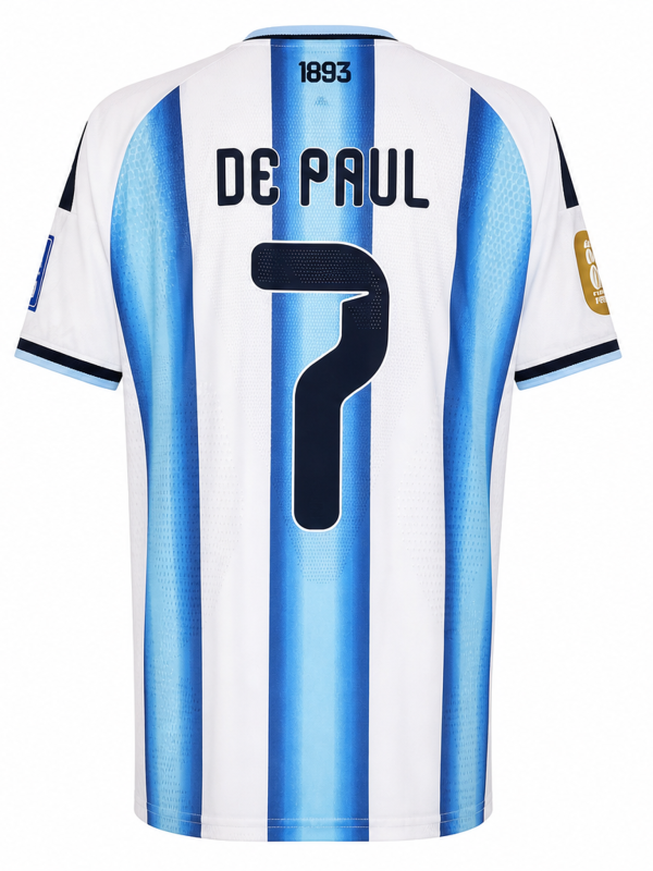 Argentina National Team 2024 Home Fan Version Jersey – DE PAUL #7