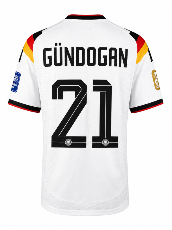 Germany National Team 2014 Classic Home Fan Version Jersey – GÜNDOGAN #21
