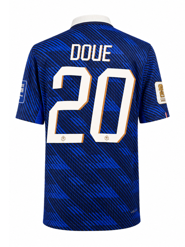 France National Team 2024/25 Home Fan Version Jersey – DOUÉ #20