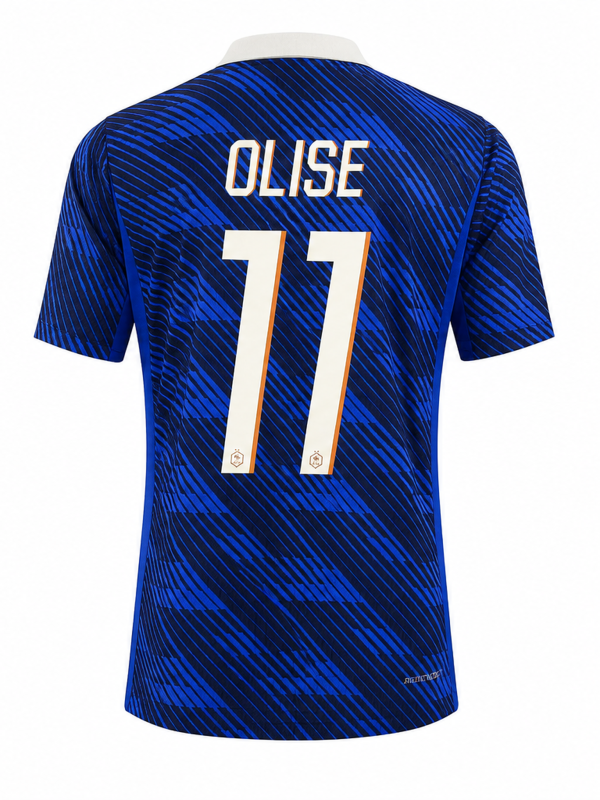 France National Team 2024/25 Home Fan Version Jersey – OLISE #11