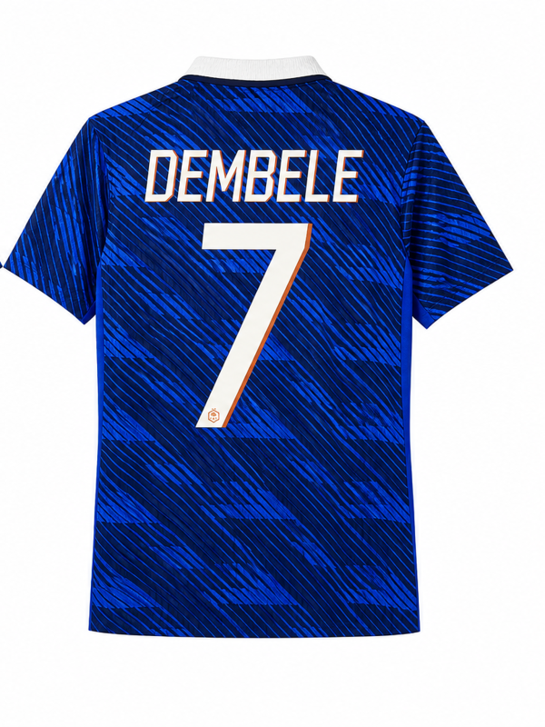France National Team 2024/25 Home Fan Version Jersey – DEMBÉLÉ #7